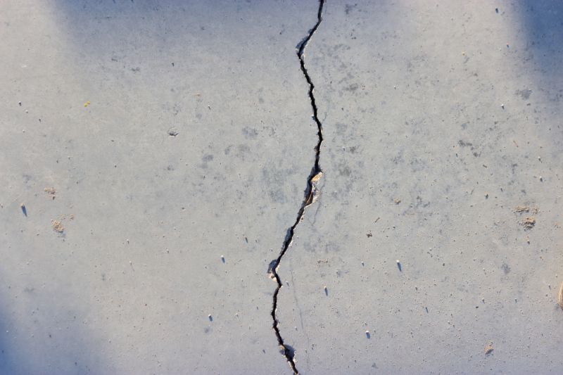 Cracked Marble Surface